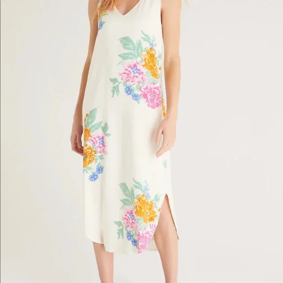 Z Supply Reverie Floral midi dress
